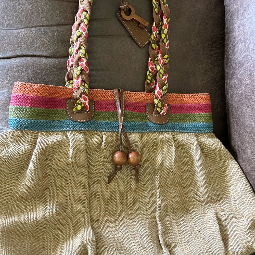 LIKE NEW! Vintage FOSSIL Hobo Style  Satchel/shoulder purse